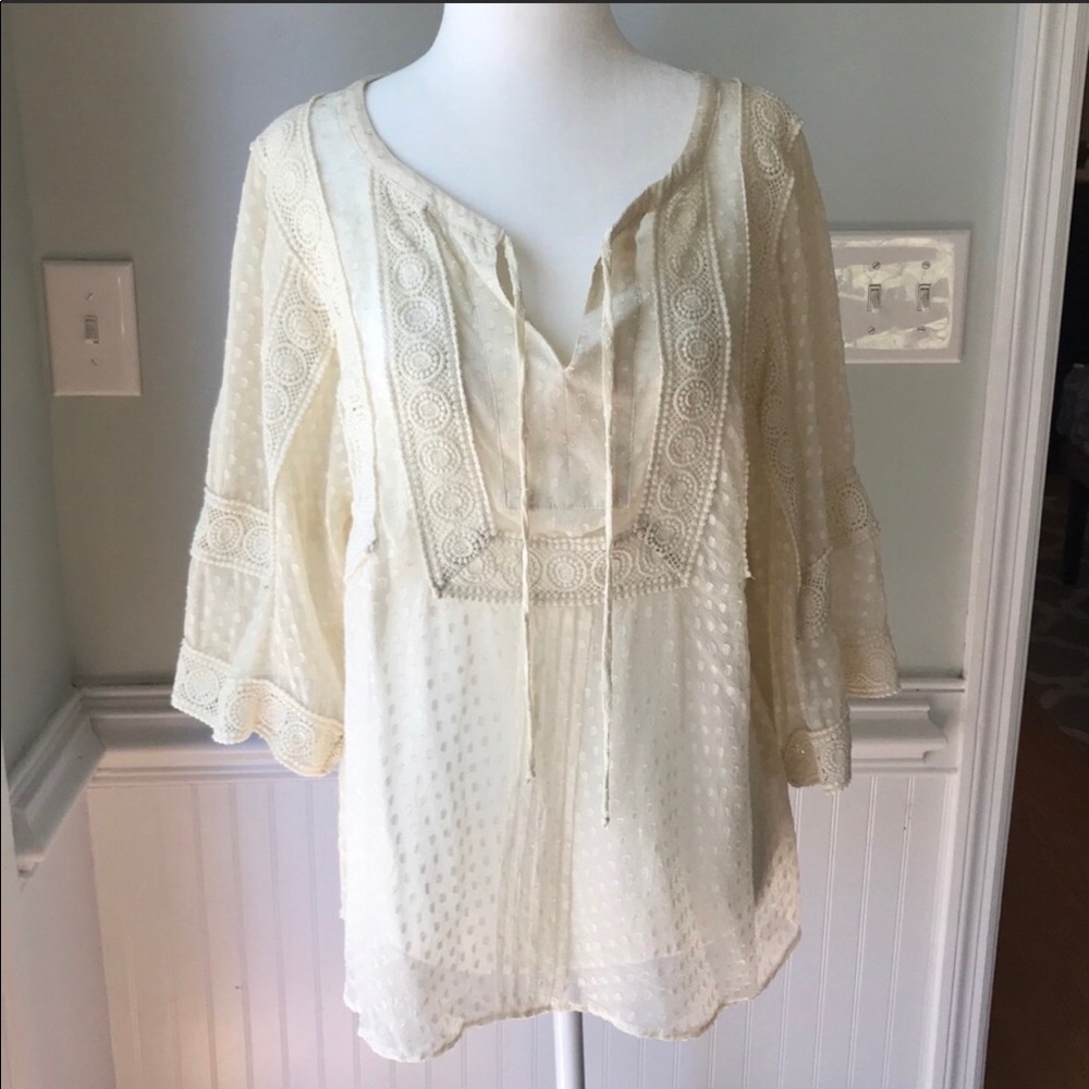 EUC Anthropologie Boho Top Sz. M
